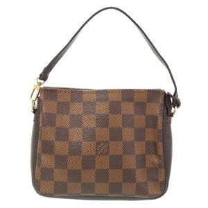 Louis Vuitton Damier Ebene Brown Truth Makeup Accessory Clutch Bag